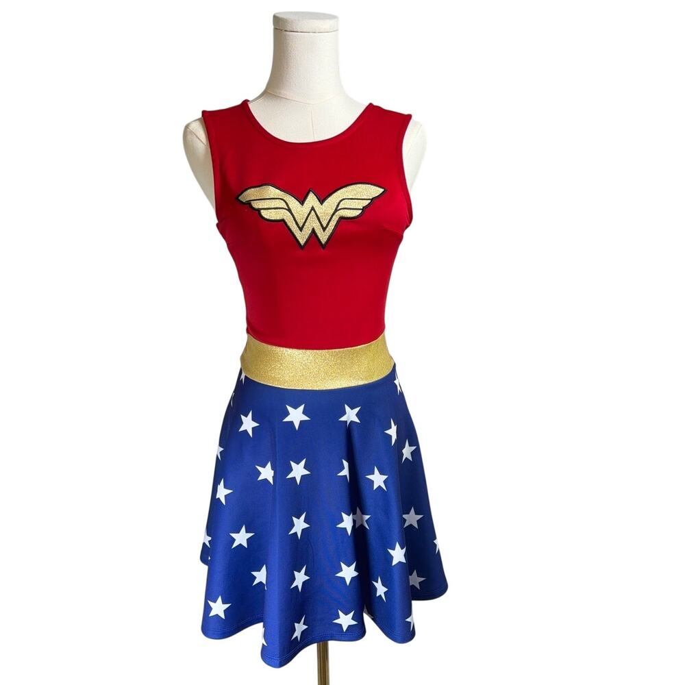 DC Comics Originals Wonder Woman Skater Dress Small S Costume Cosplay Comicon